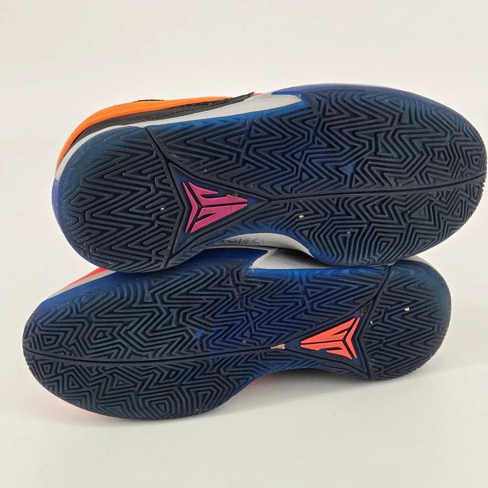 Nike Ja 1 GS Bright Mandarin Vapor Green Mismatched Basketball Shoes 4Y Kids